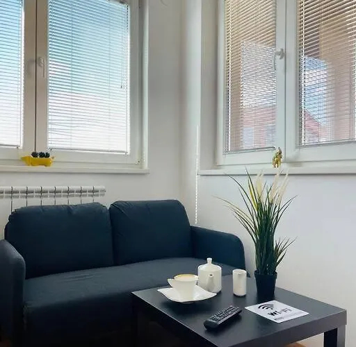 New Modern Rooftop Apartment-free Private Parking, Self Check-in Apartman Szkopje